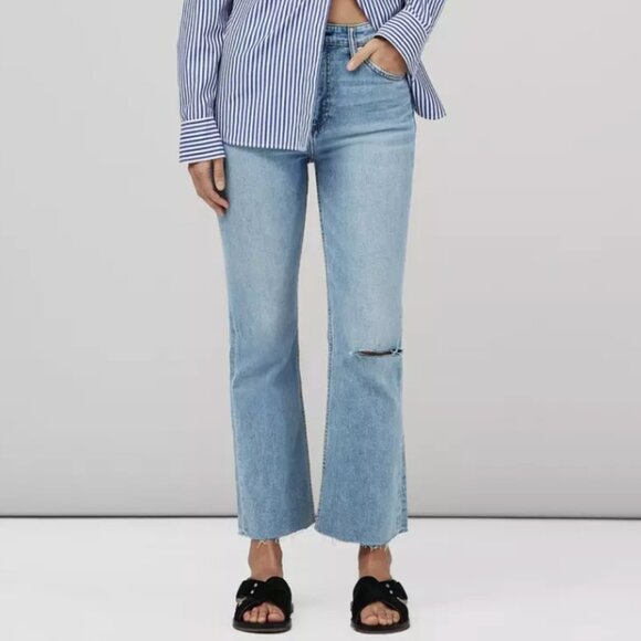 Rag & Bone Casey High Rise Ankle Flare in Lucy Wash Sz 29 $255 - Picture 1 of 6